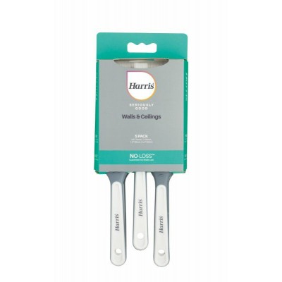 Harris Seriously Good Wall and Ceiling 5 Pack Paint Brush