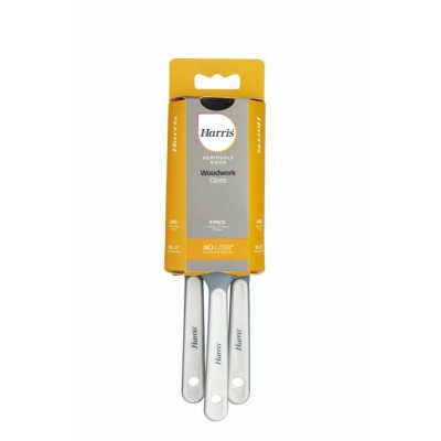 Harris Seriously Good Woodwork Gloss 3 Pack Paint Brush