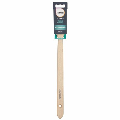 Harris Ultimate Wall and Ceiling Extra Reach Angled Paint Brush 50mm (2