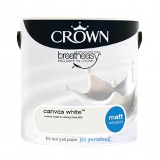 crown canvas white 2.5l matt