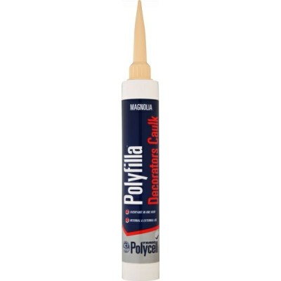 Polycell Polyfilla Decorators Caulk Magnolia 380ml Polycell Polyfilla Decorators Caulk Magnolia 380ml