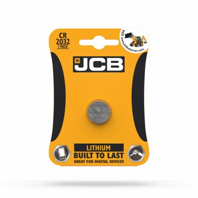 JCB CR2032 Lithium Coin Cell 1 Pack