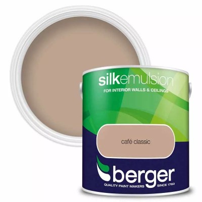 Berger Paints Silk Emulsion Paint Cafe Classic 2.5L