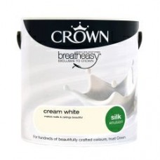crown silk 2.5L cream white
