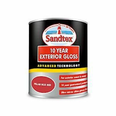 Sandtex 10 Year Exterior Gloss Pillar Box Red 750Ml