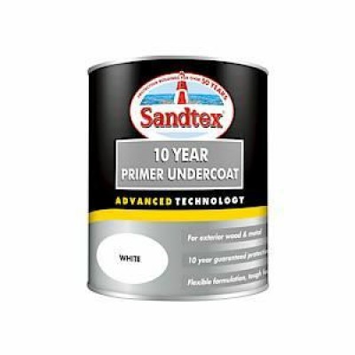 Sandtex 10 Year Primer Undercoat White 750Ml