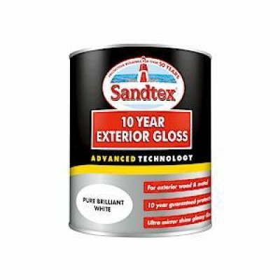 Sandtex 10 Year Exterior Gloss PBW 750Ml