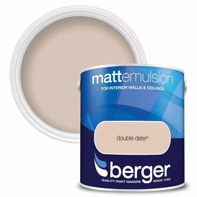 Berger Paints Matt Emulsion Paint Double Date 2.5L