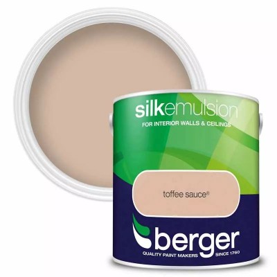 Berger Paints Silk Emulsion Paint Toffee Sauce 2.5L