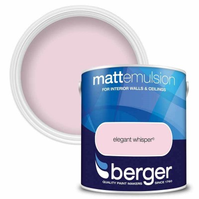 Berger Paints Matt Emulsion Paint Elegant Whisper 2.5L