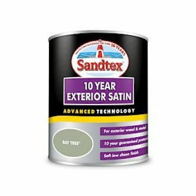Sandtex 10 Year Exterior Satin Bay Tree 750Ml
