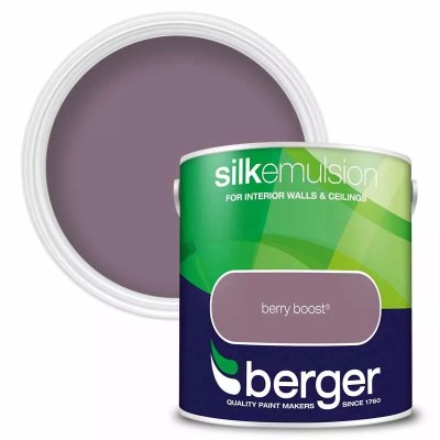 Berger Paints Silk Emulsion Paint Berry Boost 2.5L