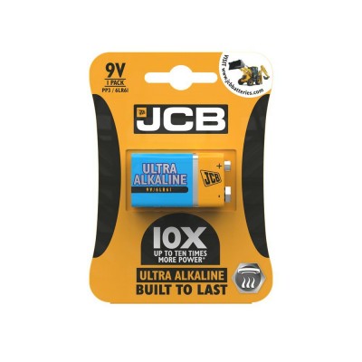 JCB 9V Ultra Alkaline Battery