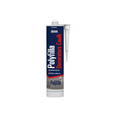 Polycell Polyfilla Decorators Caulk Brown 380ml