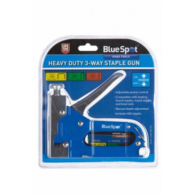 BlueSpot Heavy Duty 3-Way Staple Gun