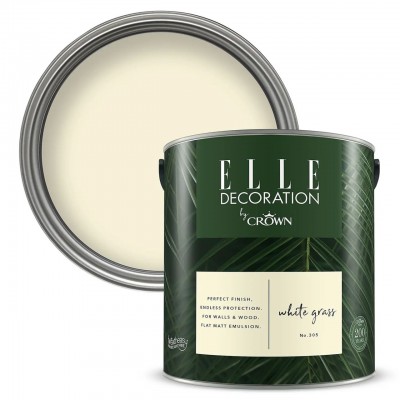 elle by crown tester pot 125ml white grass