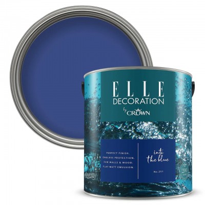 elle by crown matt paint 2.5L INTO THE BLUE
