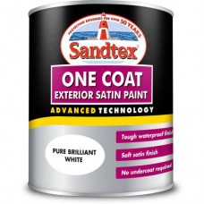 Sandtex One Coat Exterior PBW Satin Paint 2.5L