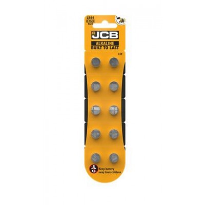 JCB LR44 Alkaline Coin Cell 10 Pack