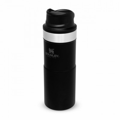 Stanley Classic Trigger-Action Mug (Colour:Matte Black Pebble)  12OZ  0.35L