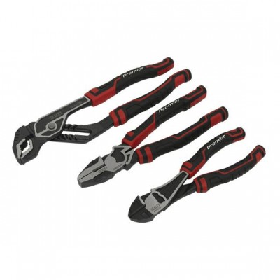 Sealey 3 Piece High Leverage Pliers Set