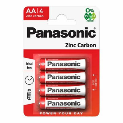 Panasonic Zinc AA Battery 4 Pack