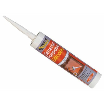 Everbuild General Purpose Silicone White 280ml Everbuild General Purpose Silicone White 280ml