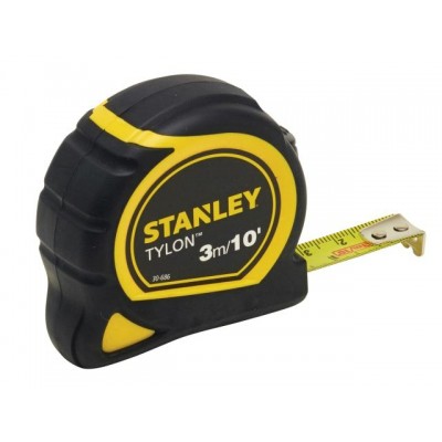 Stanley Tylon Pocket Tape 3m/10ft (Width 13mm) Carded